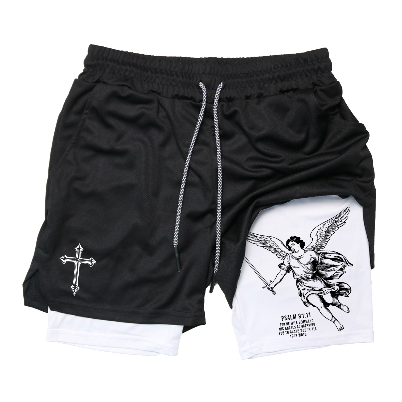 Crossfit Gym - Angel Cross Graphic 2-in-1 workout- en