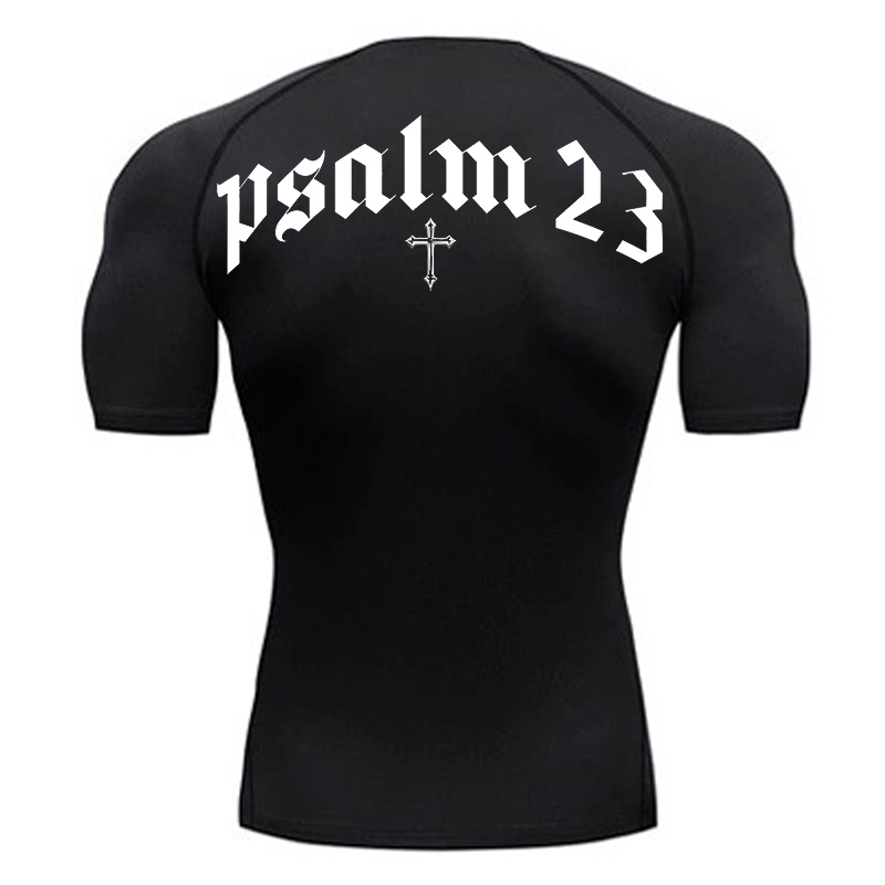 Psalm 23 Cross Print Compressi - Crossfit Gym recensie en prijs
