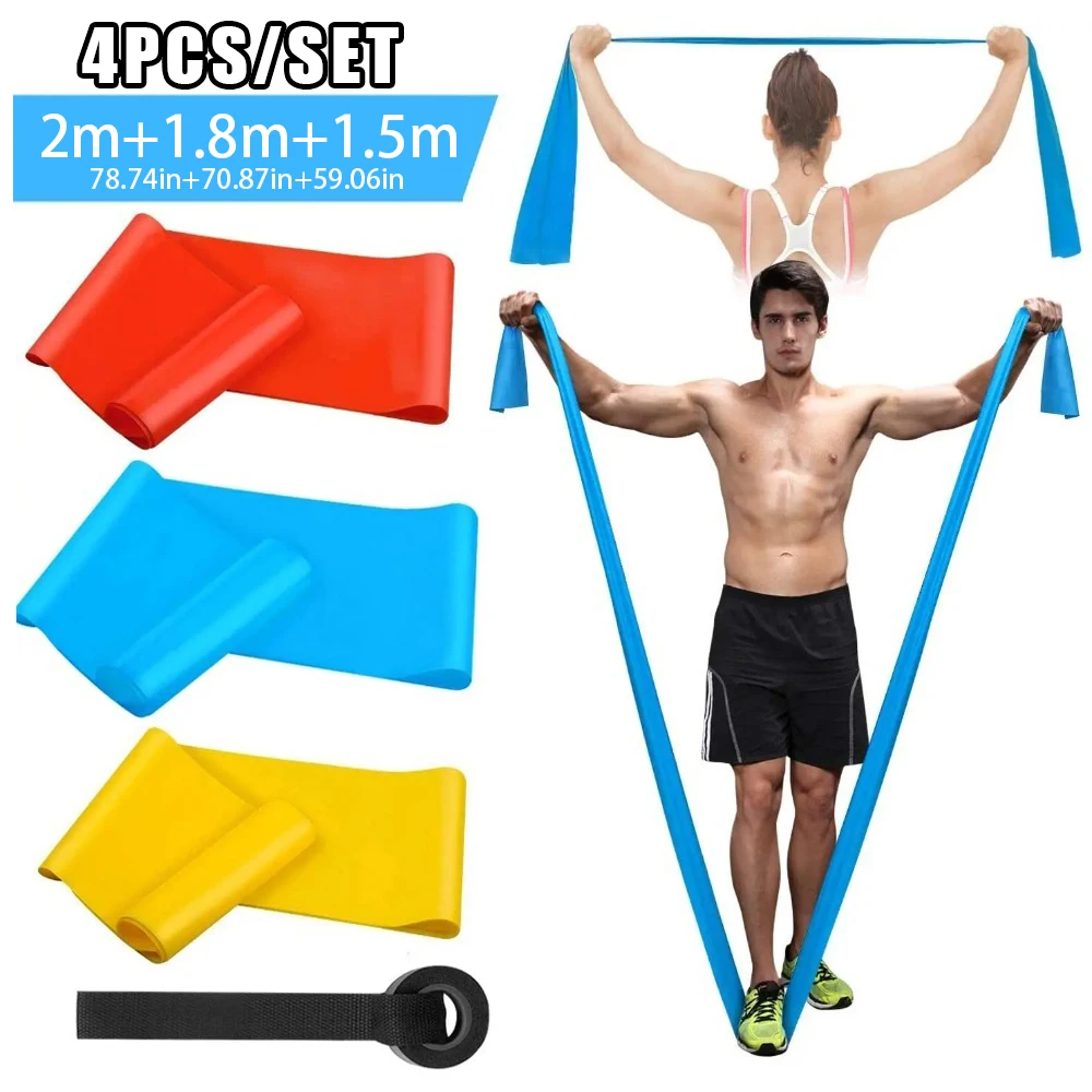4 stks/set elastische fitnessb - Crossfit Workout Gear recensie en prijs